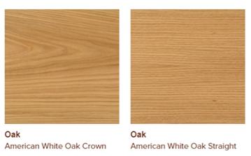 American white oak veneers