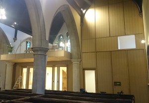 Veneer panels were used in the restoration of Christ Church Kensington.