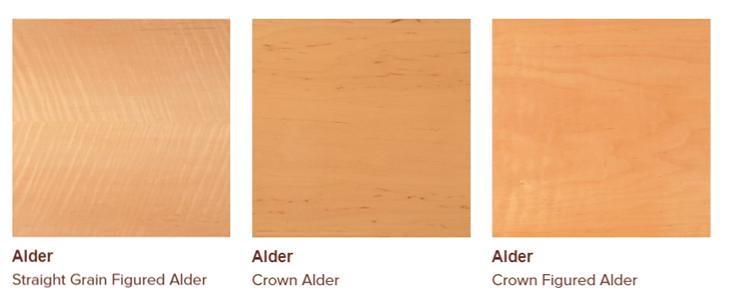 Alder veneers