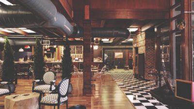 Wood veneers for commercial settings